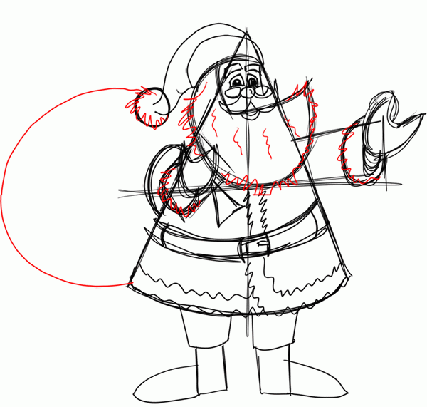 Малюємо Санта Клауса