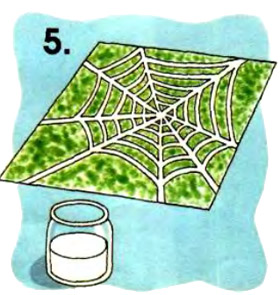 Малюємо павук на павутині