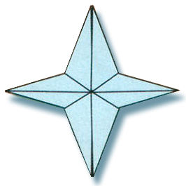 Паперова зірка орігамі