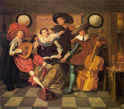 Дірк Галс Музиканти 1623 р.