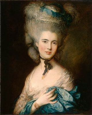 Томас Гейнсборо. Дама в блакитному або Портрет герцогині де Бофор, кінець 1770-х.