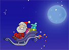Санта-Клаус розвозить подарунки. Допоможи йому!