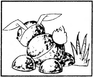 Кролик з горіхових скорлупок: робимо хвостик