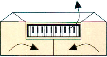 Орігамі піаніно