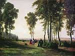 Пейзаж з перехожими. 1869