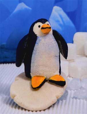 Пінгвін з солоного тіста