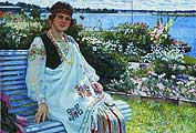 Богданов-Бєльський Микола Петрович (1868-1945). Весна. Портрет пані И.Баумане. 1924