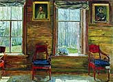Жуковський Станіслав Юліанович (1875-1944) Вікно з фіалками