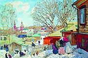 Юон Костянтин Федорович (1875-1958). Весняний сонячний день. 1910