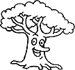 Розмальовки Дерева