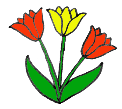 Малюємо тюльпан