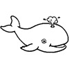 Розмальовки кити