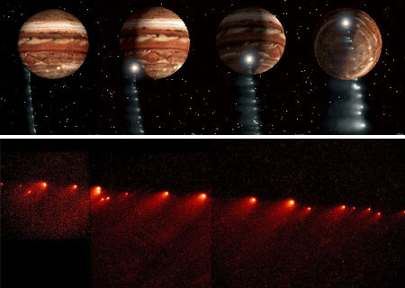 Загибель комети Шумейкеров-Леві-9 в гравітаційному полі Юпітера