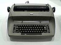 Електрична друкарська машинка IBM Selectric, 1961