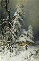 Конюшина Ю. Ю. Зимовий пейзаж з хатинкою 1899