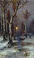 Конюшина Ю. Ю. Зимовий пейзаж з лісовою річкою. 1905