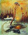 Конюшина Ю. Ю. Зимовий пейзаж з соснами. 1896
