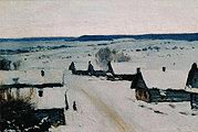 Левітан В. І. Село. Зима. 1877-1878