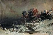 Мещерський А. В. Зимовий вечір у Фінляндії. 1866